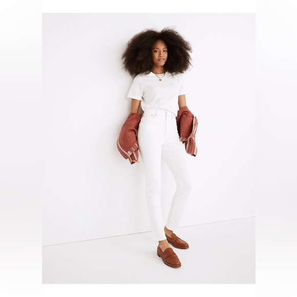 Madewell the perfect vintage Jean white denim waist 25 - Picture 1 of 11